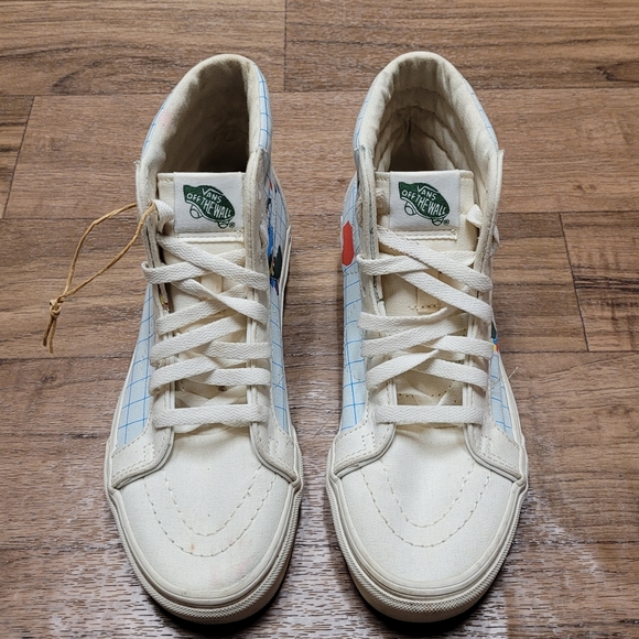 VANS Sk8-Hi SAVE OUR PLANET World MP Skate Shoe Sz 4 boys / Sz 5.5 Women's - Picture 2 of 9